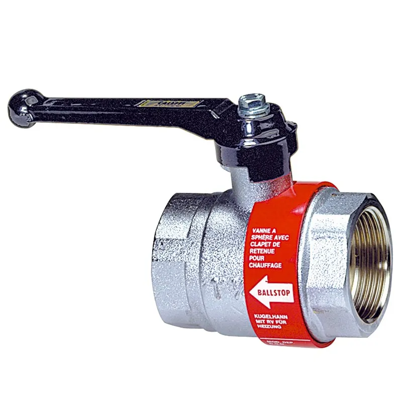 Vanne BALLSTOP chauffage avec clapet antithermosiphon