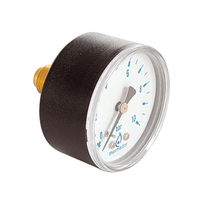 Manomètre axial raccord au dos à 6h DN50