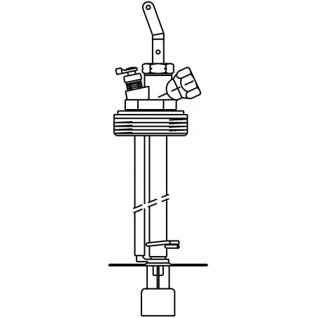 Système d'aspiration "Flexo-Bloc" pour systèmes simple conduite, avec tube de jauge