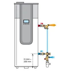 Kit de sécurité KMIX pour chauffe-eau thermodynamique