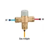 Schéma de fonctionnement Mitigeur thermostatique MIX521