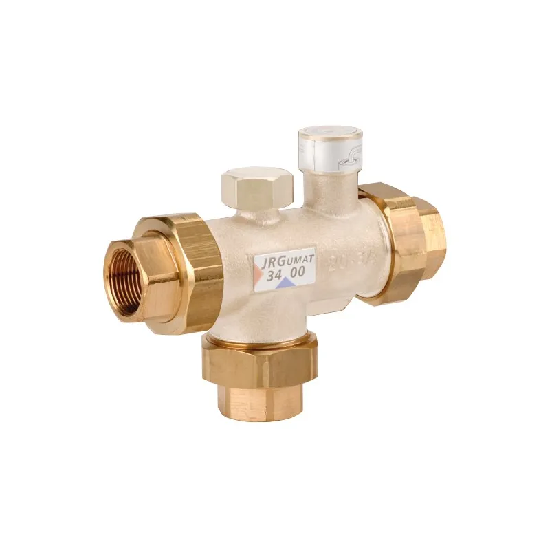 Jeu de 3 raccords laiton à souder avec joints pour mitigeur JRG 34