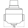 Schéma Réducteur de pression R539 FF 3/4"
