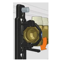 Installation Collecteur 1" série S2 prémonté pour plancher chauffant