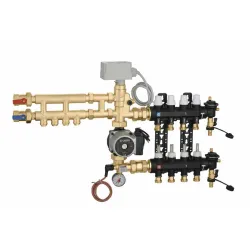 Exemple d'installation du Groupe de distribution régulé motorisé 181