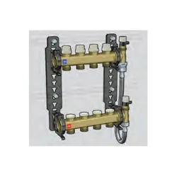 Schéma d'installation du Kit by-pass de pression différentielle à tarage fixe, avec flexible de raccordement