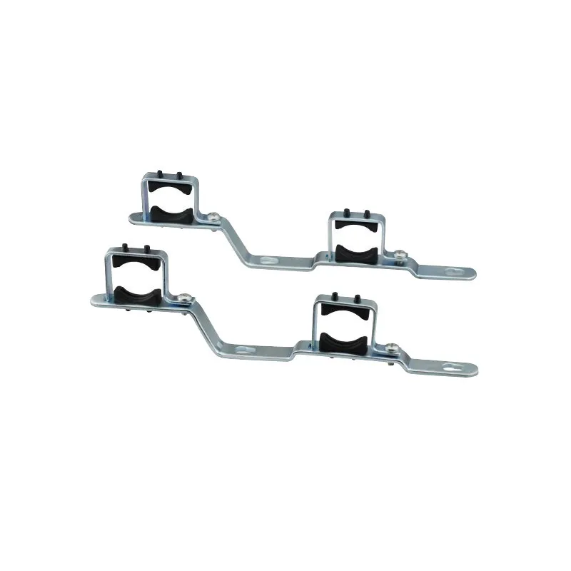 Lot de 2 supports doubles de fixation pour collecteur série STC