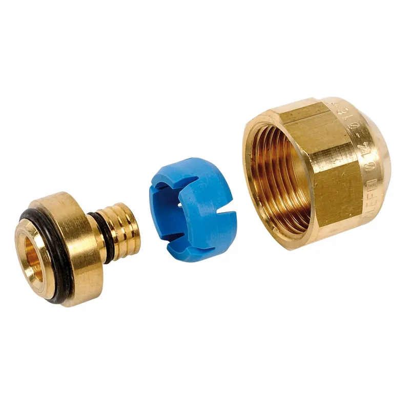 Raccord DARCAL laiton nickelé pour tube multicouche