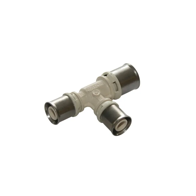 Raccord Té réduit en PPSU à sertir type radial pour tube multicouche