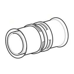 Schéma Raccord Manchon égal à sertir en laiton de type radial pour tubes multicouches Ø75
