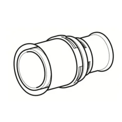 Schéma Raccord Manchon inégal à sertir PPSU de type radial pour tubes multicouches