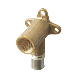 Raccord Coude à applique moyen/long de type radial pour tubes multicouches