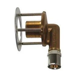 Sortie de cloison pour système multicouches Alpex - Duo Ø16