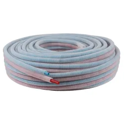 Tube PER pré-gainé double