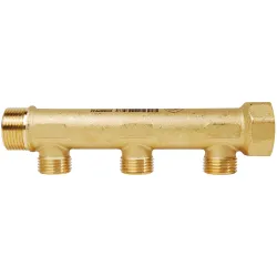 Collecteur série C portée plate éco-conçu MF 3/4" laiton M1/2"