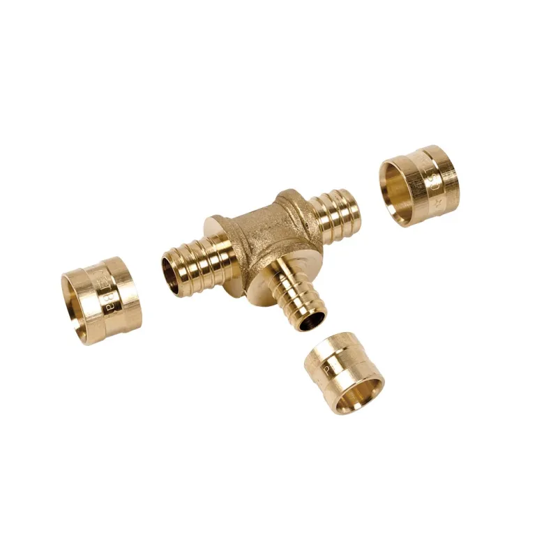 Raccord Té inégal à glissement laiton