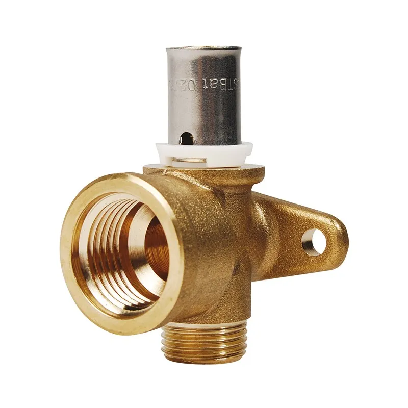 Raccord Té à applique à sertir type radial pour PER ou PB