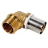 Raccord coude mâle à sertir type radial pour PER ou PB