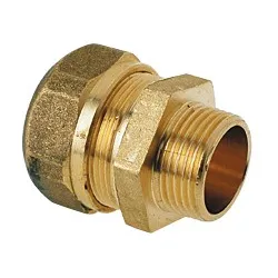 Raccord Mâle à compression gros diamètres pour tube PER ou PB