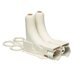 Sortie double de plancher pour tube Ø 10 x 12 et 13 x 16