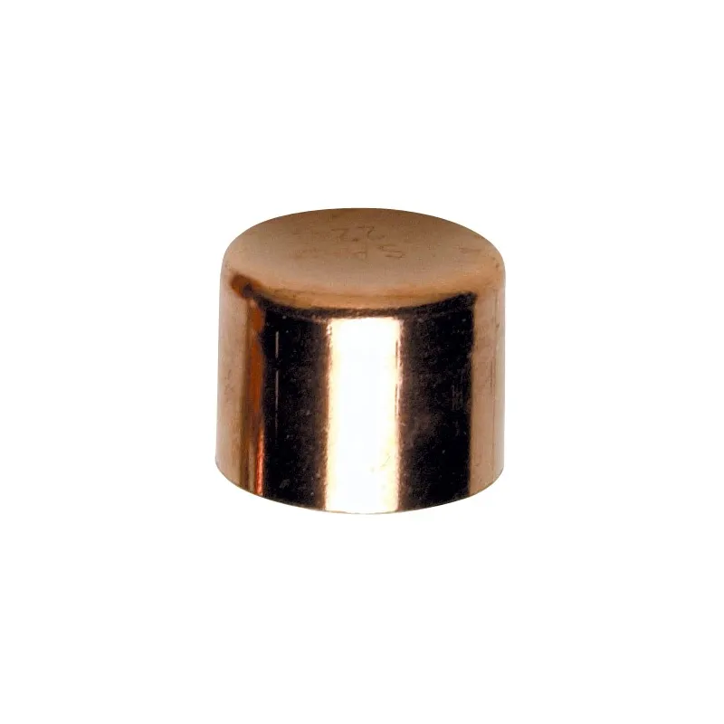 Raccord cuivre bouchon à souder femelle diamètre 14 mm, 638938, Plomberie