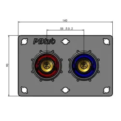 Nomenclature Système de fixation pour tube PER à glissement "SERTIFIX" entraxe 55mm