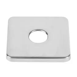 Plaque de finition inox pour Kit de fixation mono trou