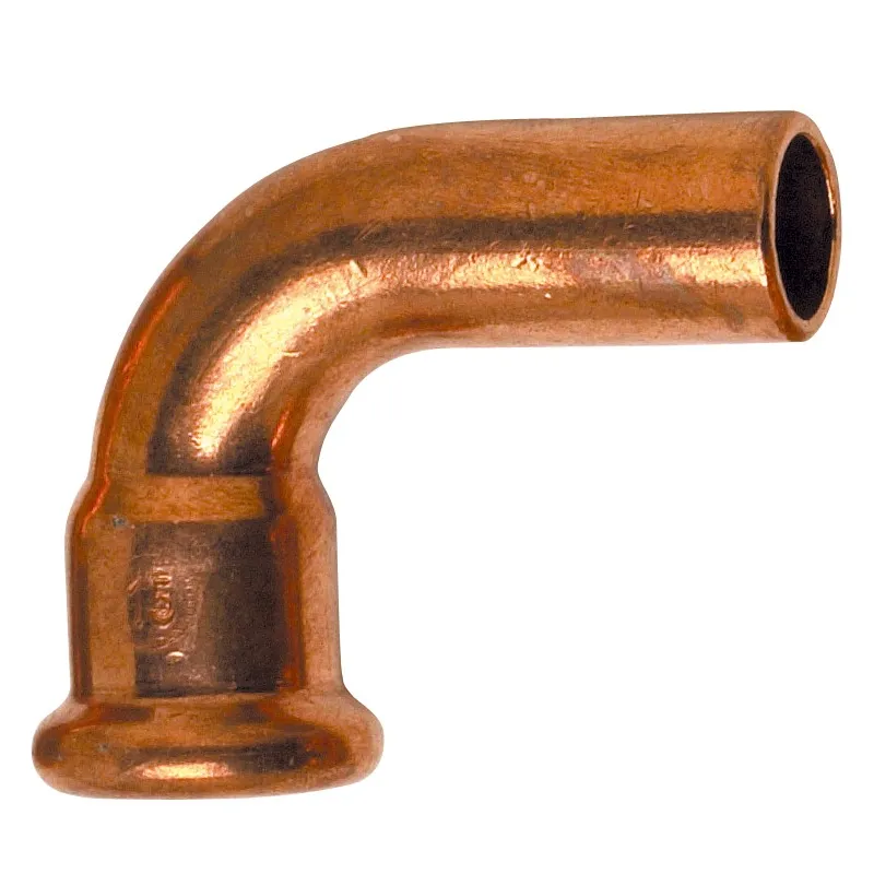 Raccords cuivre à sertir 90° mâle - femelle