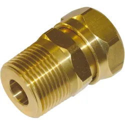 Raccord Mâle sans outillage laiton pour onduleux inox
