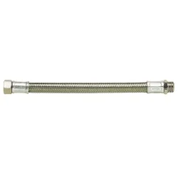 Flexible série “Plus” tresse inox Femelle-Mâle Sanitaire - Chauffage - Climatisation