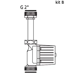 Kit "RAPID'SERVICE" télescopique pour circulateurs de la gamme domestique filetés