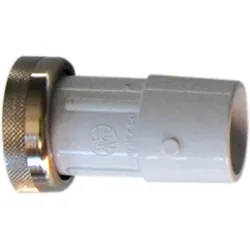 Raccord écrou tournant laiton nickelé pour flexible "LATOREX"