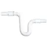 Tuyau flexible extensible pour siphon (bonde à joint conique)