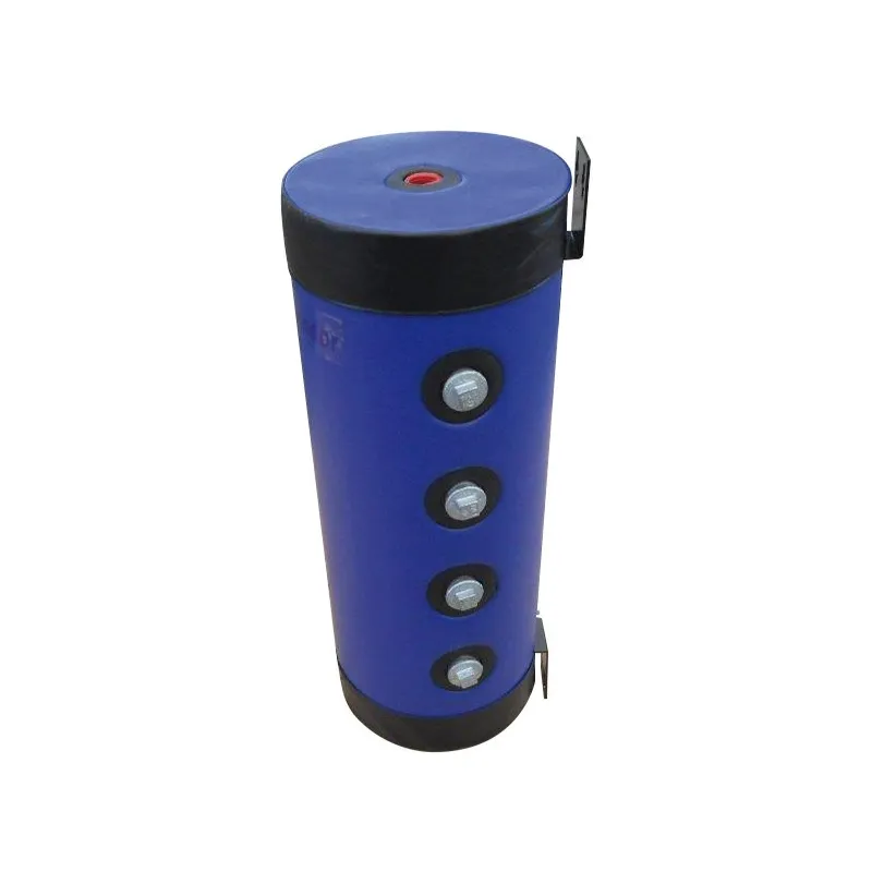 Ballon tampon mural 4 piquages par côté avec jaquette skaï pour chauffage + climatisation