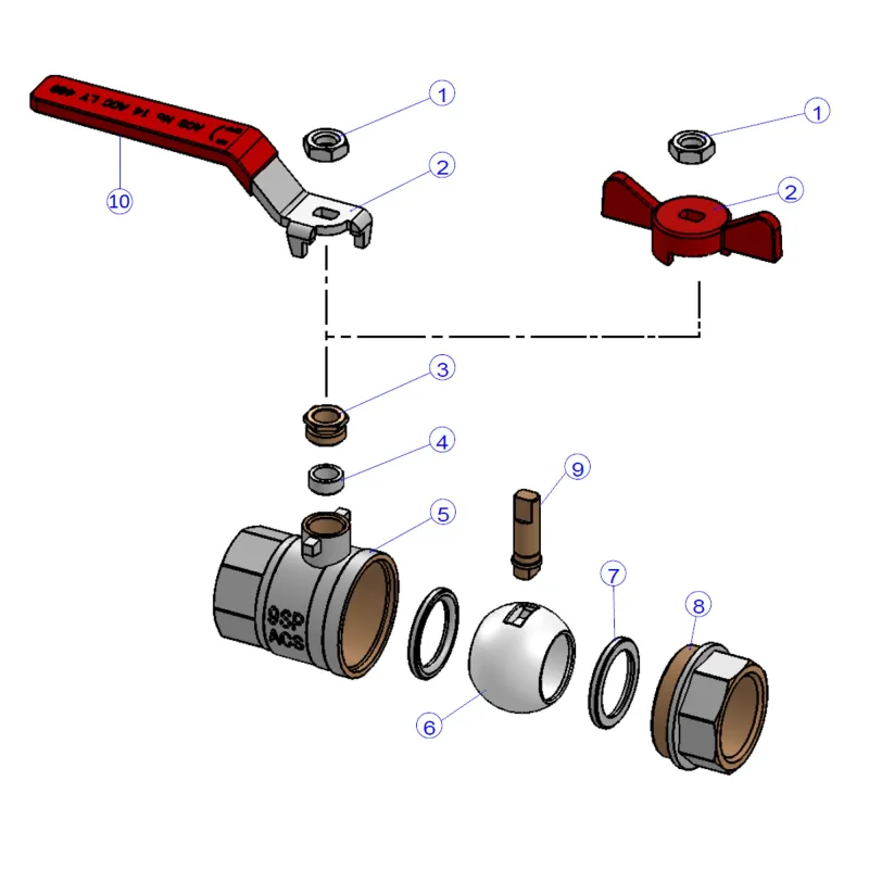 NOMENCLATURE FEMELLE - FEMELLE Série Référence+