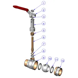 Nomenclature modèle mâle femelle poignée plate rouge
