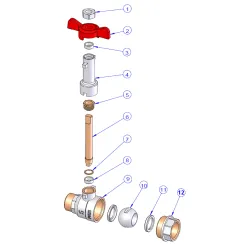 Nomenclature modèle mâle femelle poignée papillon rouge