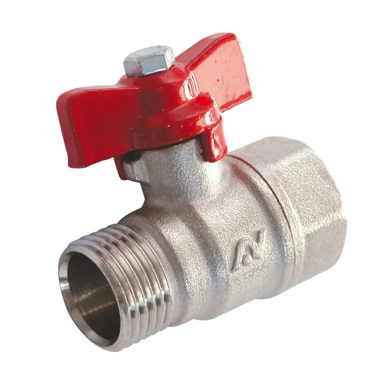 Vanne à sphère laiton titré CW617N pour raccord sphéro-conique