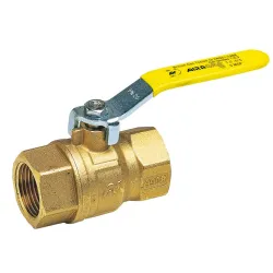 Vanne à sphère laiton série AIRAGAS NF femelle - femelle pour gaz