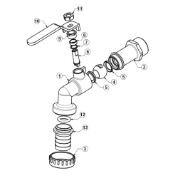 NOMENCLATURE MODELE AVEC POIGNEE ACIER PLATE 682