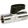 Mini vanne à sphère laiton titré CW617N femelle - femelle