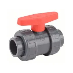 Vanne à sphère PVC modèle industrie à coller