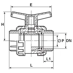DIMENSIONS MODELE AVEC EMBOUTS A COLLER 598