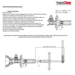 INSTRUCTIONS DE PERCAGE suite 2980
