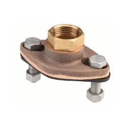Bride d’adaptation ovale bronze pour robinet avec raccord à joint torique