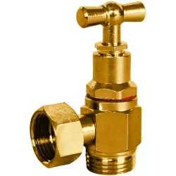 Robinet à potence équerre pour réservoir de WC laiton mâle femelle 3/8"