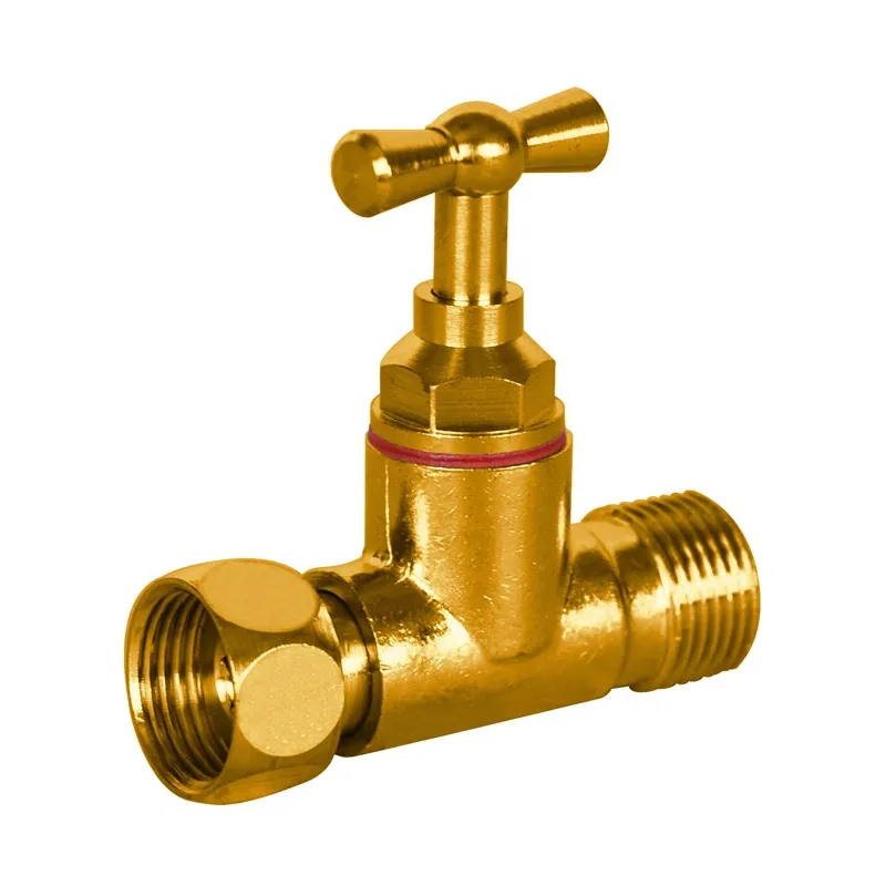 Robinet à potence droit pour réservoir de WC laiton mâle femelle 3/8"