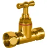 Robinet à potence droit pour réservoir de WC laiton mâle femelle 3/8"