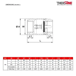 DIMENSIONS ( en mm ) 305