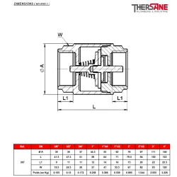DIMENSIONS ( en mm ) 307